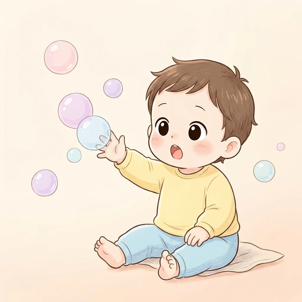 칫솔과 수건을 앞에 두고 부모 품에서 잠시 쉬는 아이 일러스트